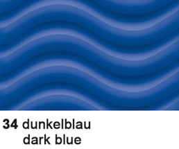 URSUS Carton ondulé 50x70cm 10142234 260g, bleu foncé
