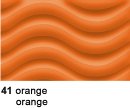 URSUS Carton ondulé 50x70cm 10142241 260g, orange 260g, orange