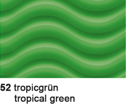 URSUS Carton ondulé 50x70cm 10142252 260g, vert tropical