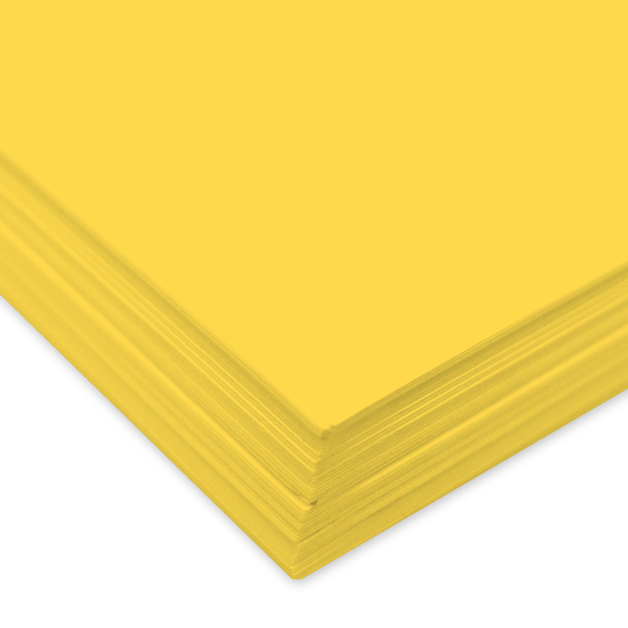 URSUS Papier à dessin couleur A4 2174613 130g, jaune 100 feuilles