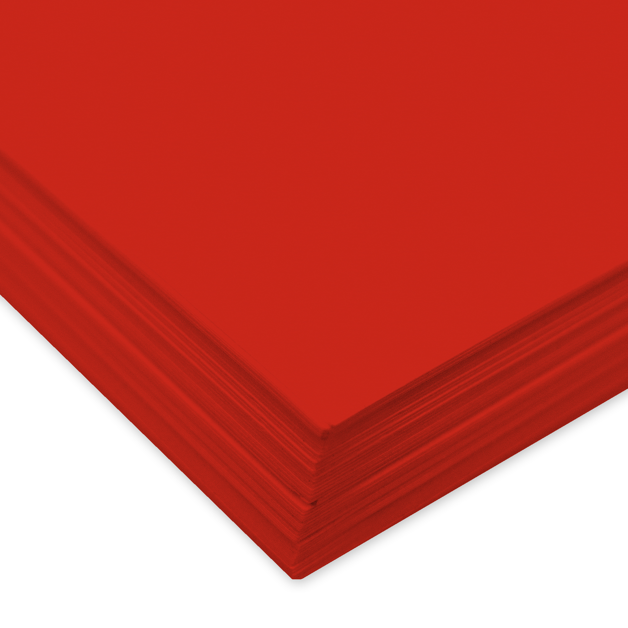 URSUS Papier à dessin couleur A4 2174622 130g, rouge 100 feuilles