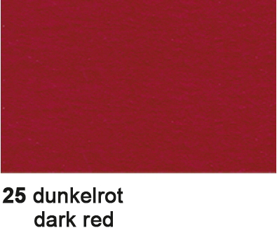 URSUS Papier à dessin coul. 50x70cm 2232225 130g, rouge 130g, rouge