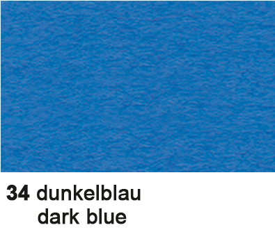 URSUS Papier à dessin coul. 50x70cm 2232234 130g, bleu