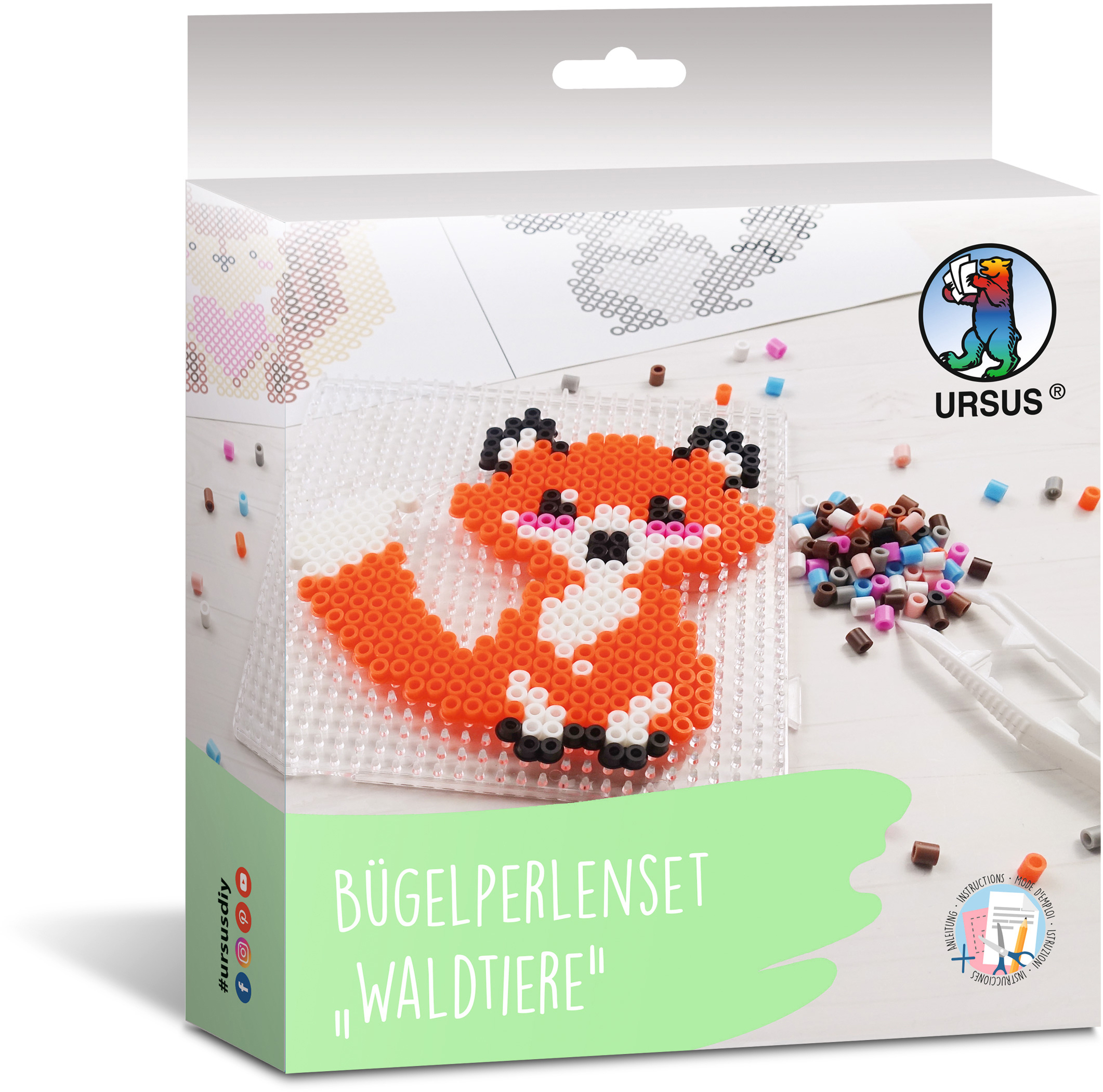 photo URSUS Perles à repasser 39410004 Animaux de la forêt