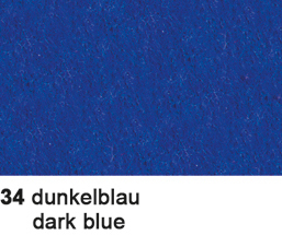 URSUS Feutre bricolage 20x30cm 4170034 bleu foncé, 150g 10 flls.