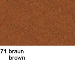 URSUS Feutre bricolage 20x30cm 4170071 brun, 150g 10 flls.