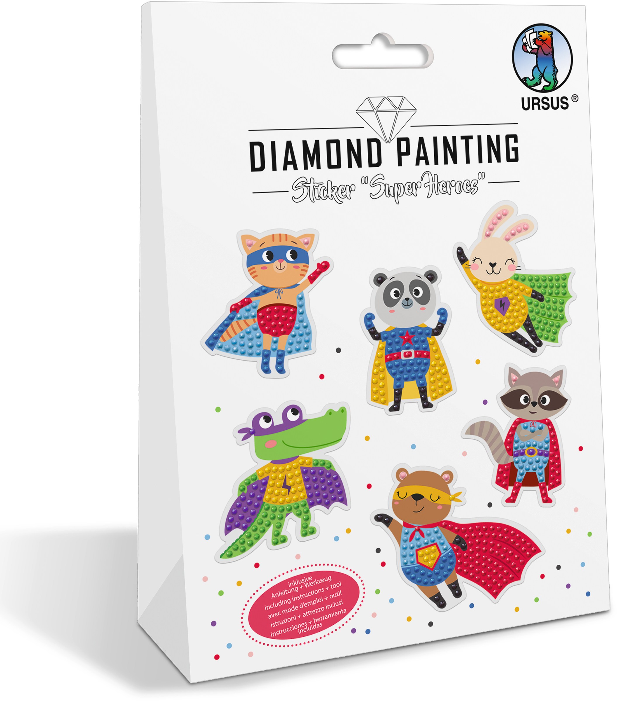 photo URSUS Diamond Sticker 43490001 Super Heroes 6 Sticker