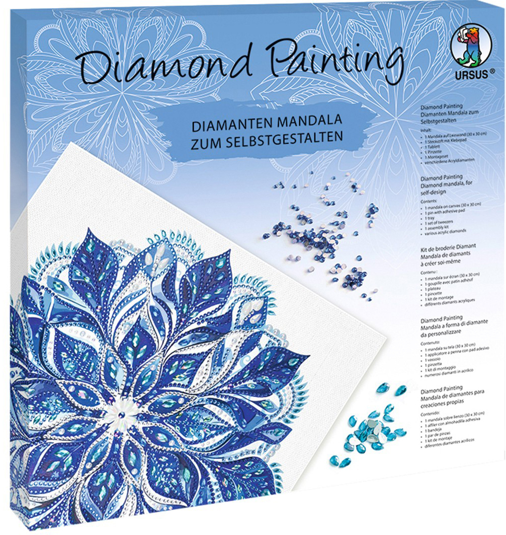 photo URSUS Diamond Painting Mandala 43520013F Wintertime