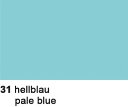 URSUS Papier de soie 50x70cm 4642231 bleu clair 6 feuilles