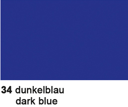 URSUS Papier de soie 50x70cm 4652234 bleu foncé 25 feuilles