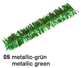 URSUS Pfeifenputzer 9mmx50cm 6530005 metallic-grün 10 Stück