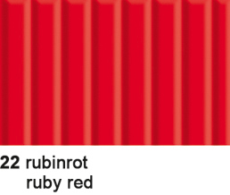 URSUS Carton ondulé 50x70cm 9202222 260g, rouge rubis