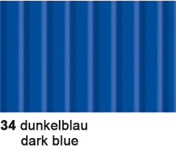 URSUS Carton ondulé 50x70cm 9202234 260g, bleu foncé