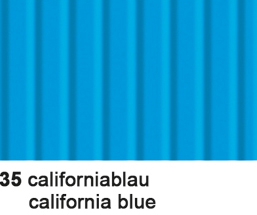 URSUS Carton ondulé 50x70cm 9202235 260g, bleu calif. 260g, bleu calif.
