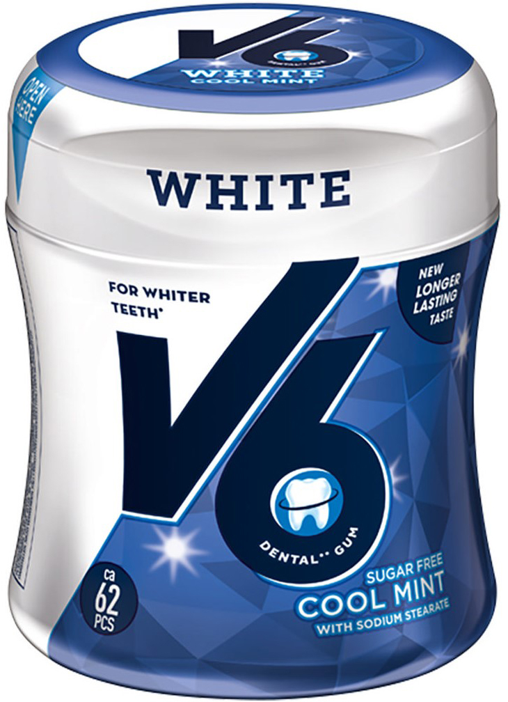 V6 White Cool Mint 3519 Boîte, 1x87g Boîte, 1x87g