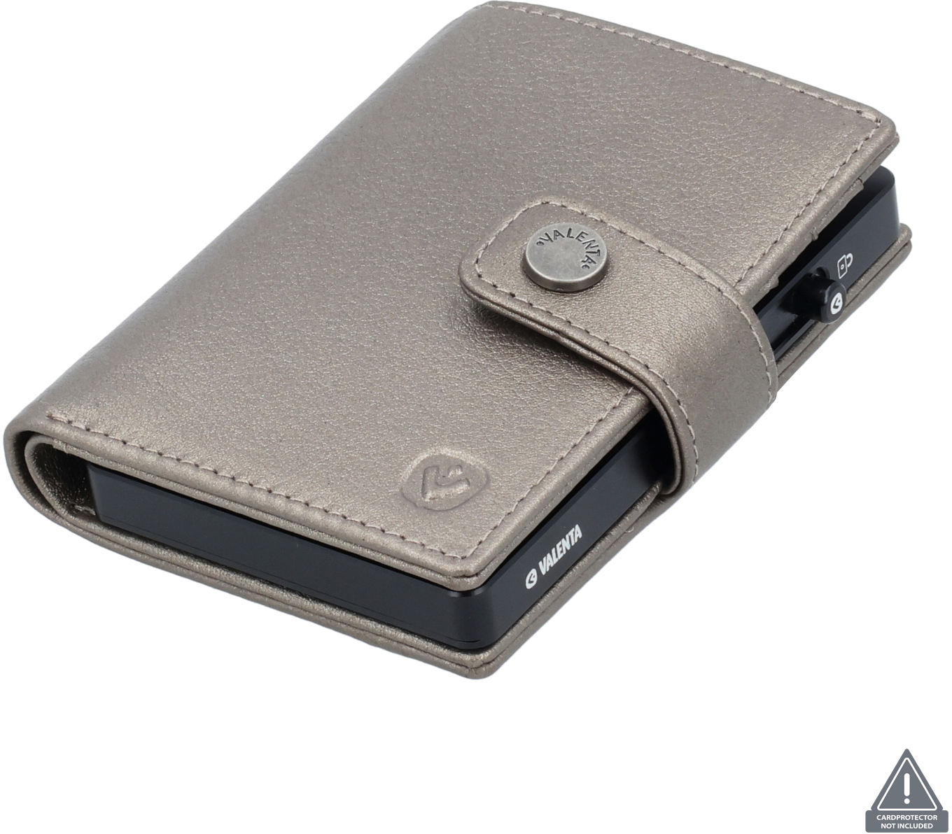 photo VALENTA Card Wallet Leather 588898 Luxe Metallic Bronze