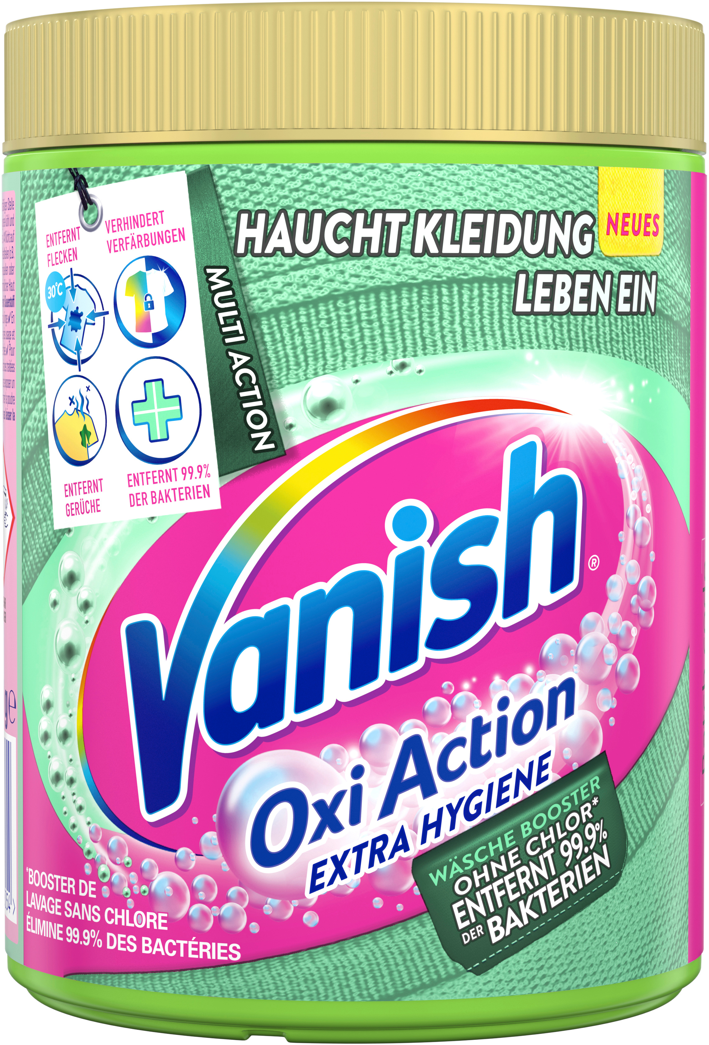 VANISH Poudre Oxi Action 1kg 3282154 Hygiène extra
