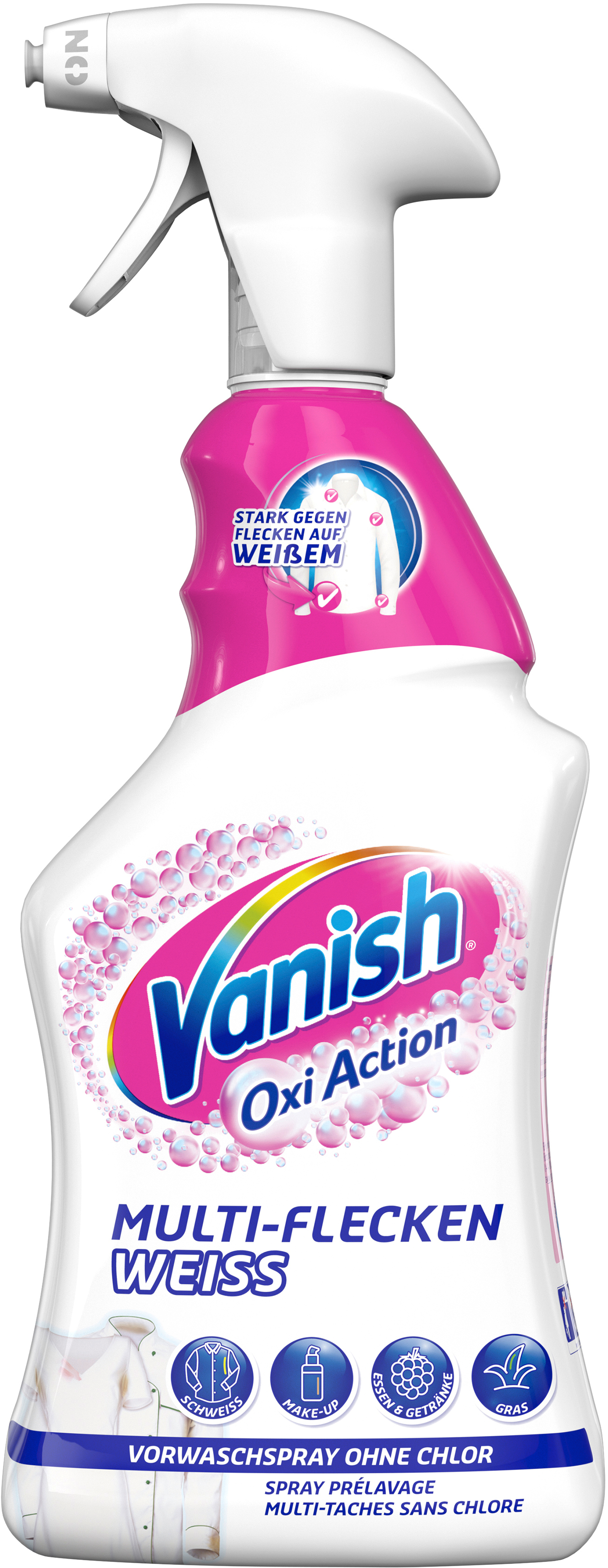 VANISH Spray de prélavage Oxi Action 3143167 blanc 750ml blanc 750ml