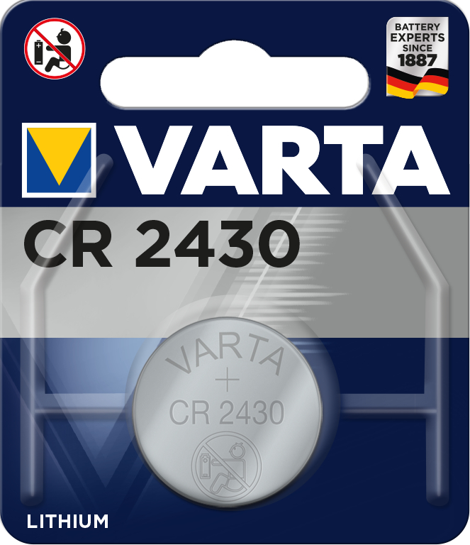 VARTA Pile bouton 6430101401 CR2430, 1 pièce