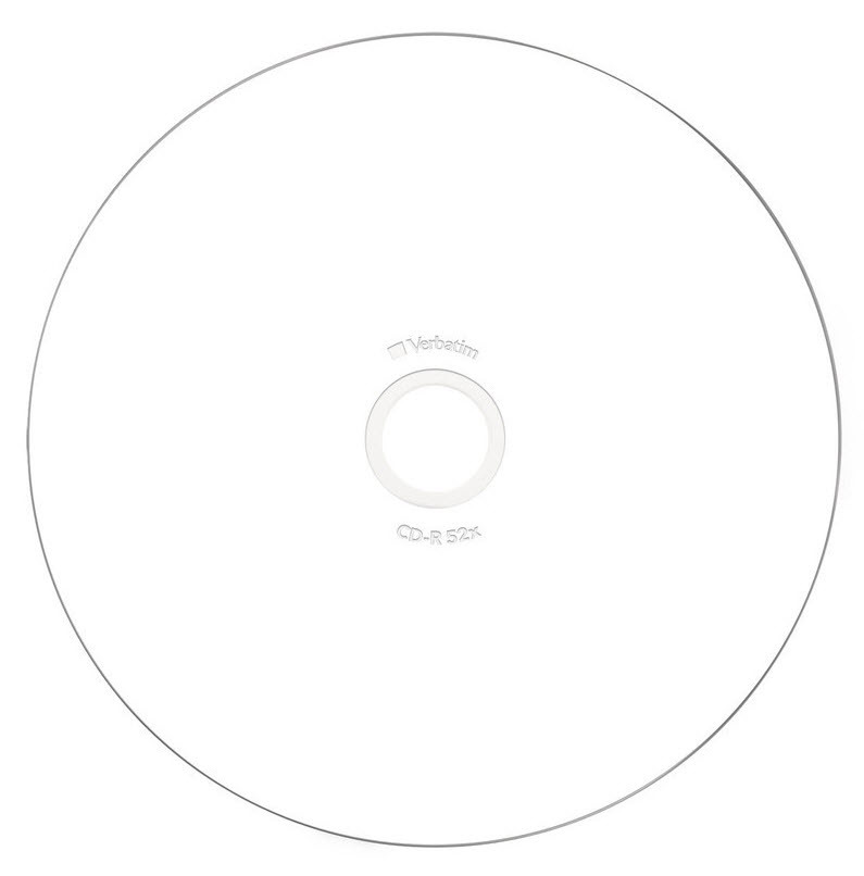 VERBATIM CD-R Jewel 80MIN/700MB 43325 52x fullprint 10 Pcs
