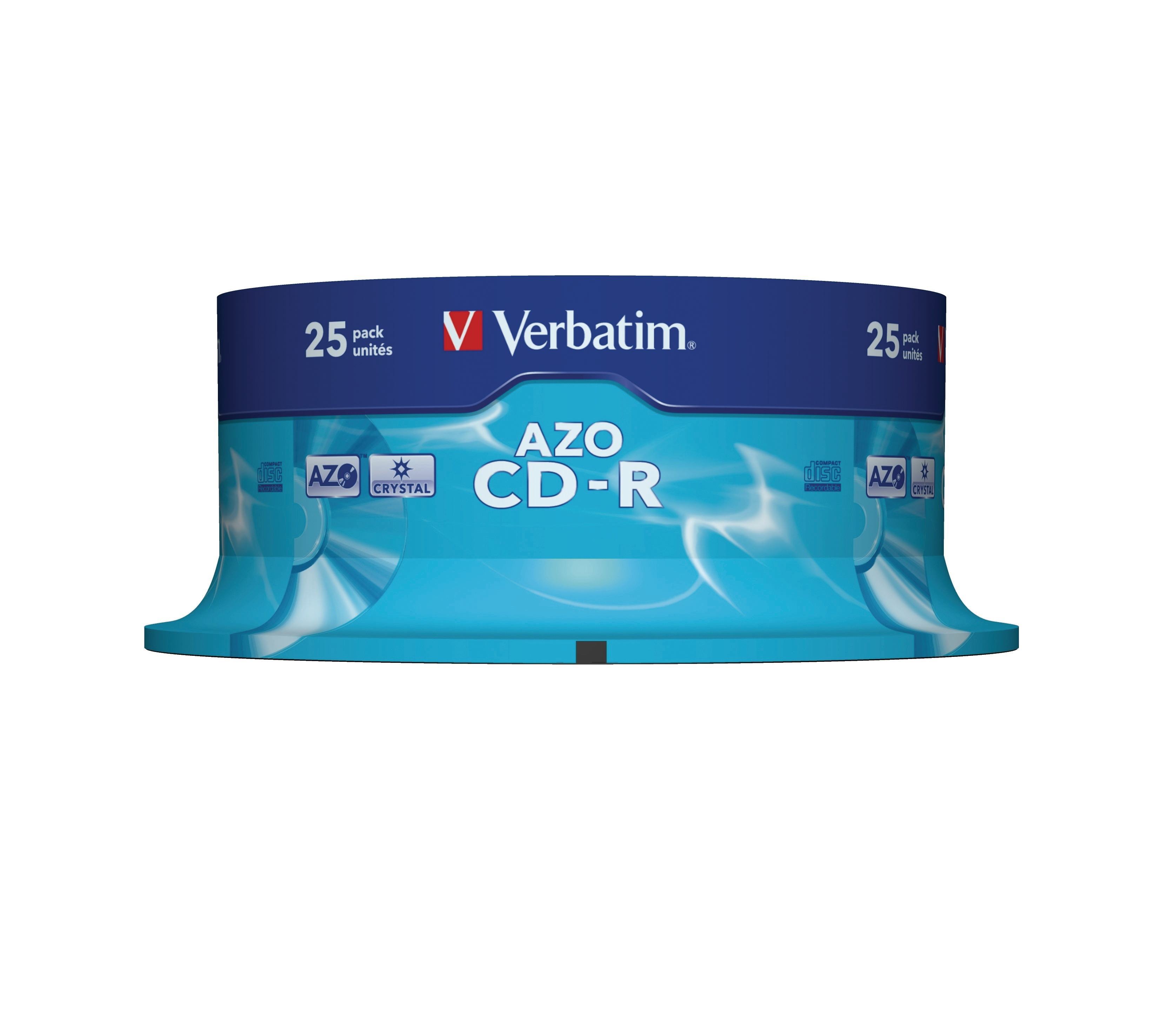 VERBATIM CD-R Spindle 80MIN/700MB 43352 52x crystal 25 Pcs 52x crystal 25 Pcs