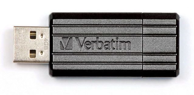 VERBATIM USB-Drive Pin Stripe 32GB 49064 black black