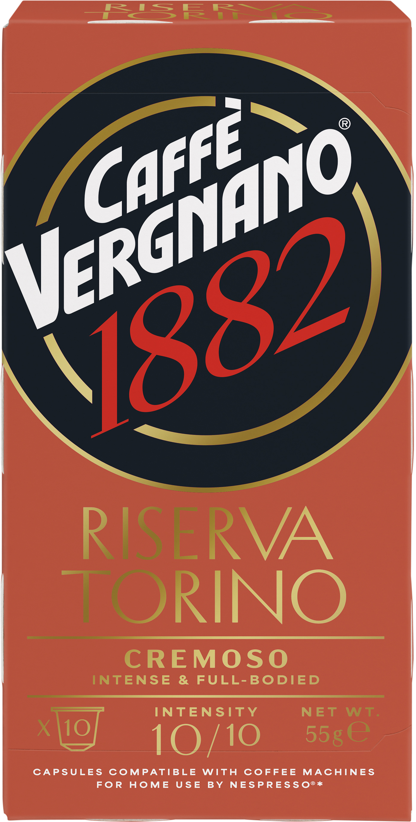 photo VERGNANO Capsules de café 2743101 Riserva Torino Cremoso 10 pcs.
