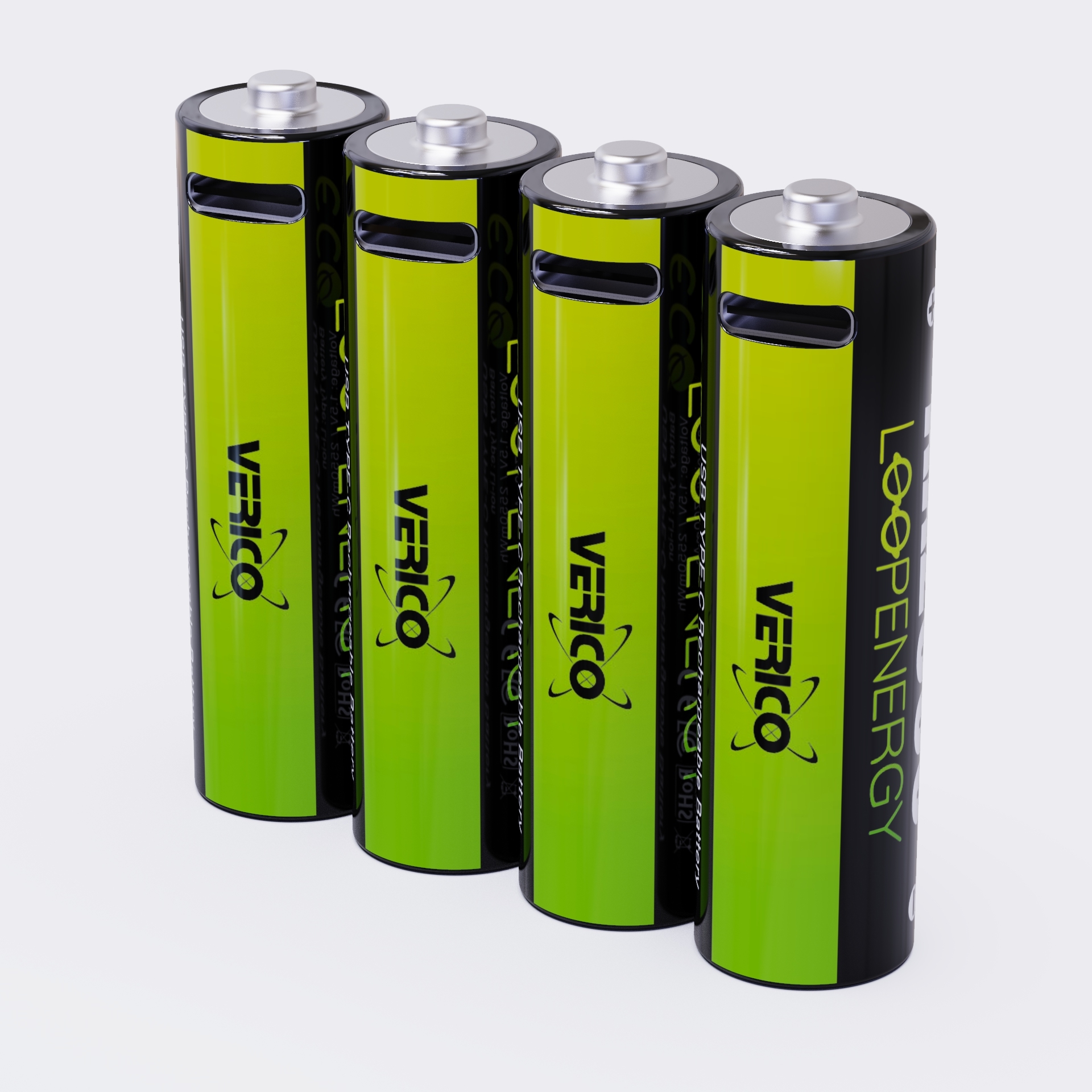 photo VERICO LoopEnergy Batterie USB-C 1UDBT-A1WEAC AA/LR06 (1700mAh) 4 pièces