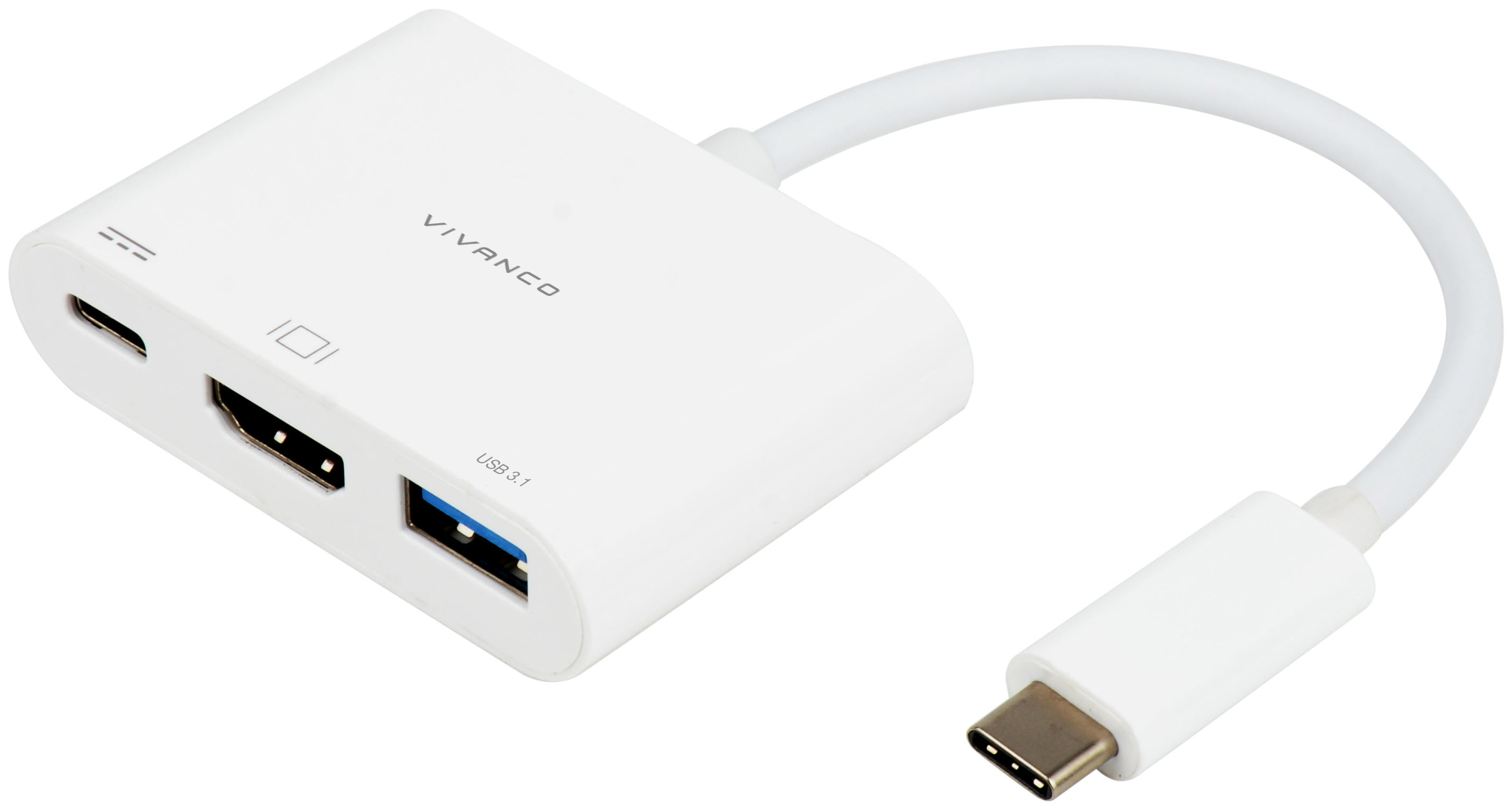 VIVANCO Hub USB-C - HDMI, USB 3.1 45385