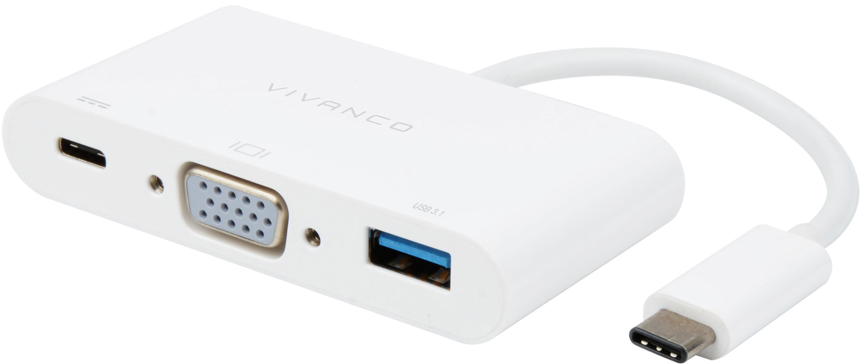 VIVANCO Adapter USB-C - VGA 45386 USB 3.1 USB 3.1
