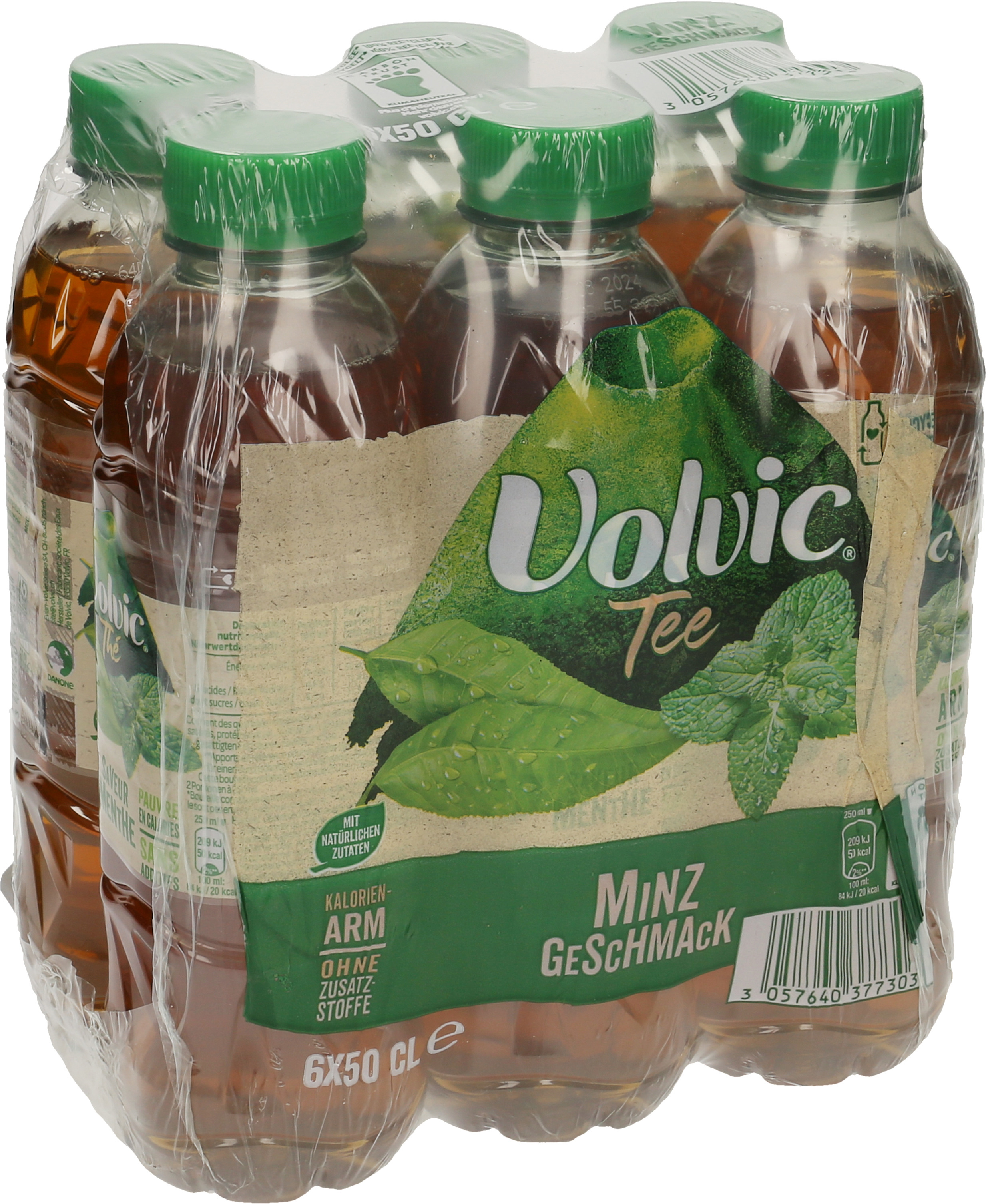 VOLVIC Thé vert menthe, Pet 129400000159 50 cl, 6 pcs.