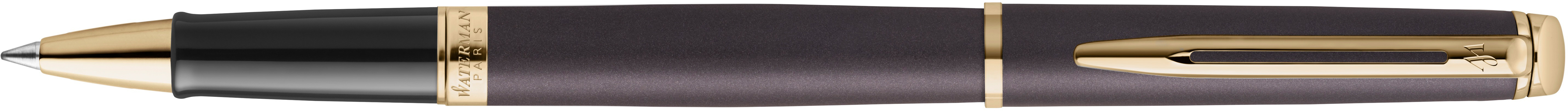 photo WATERMAN Rollerball Hémisphère M 2207941 Understated Ed. Metal Black