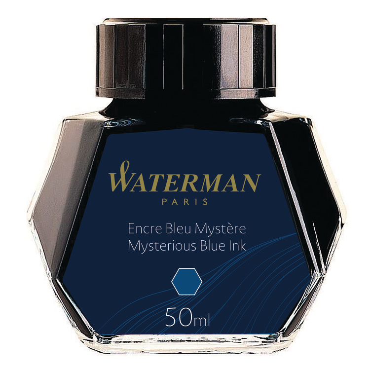 WATERMAN Encre 50ml S0110790 bleu/noir bleu/noir