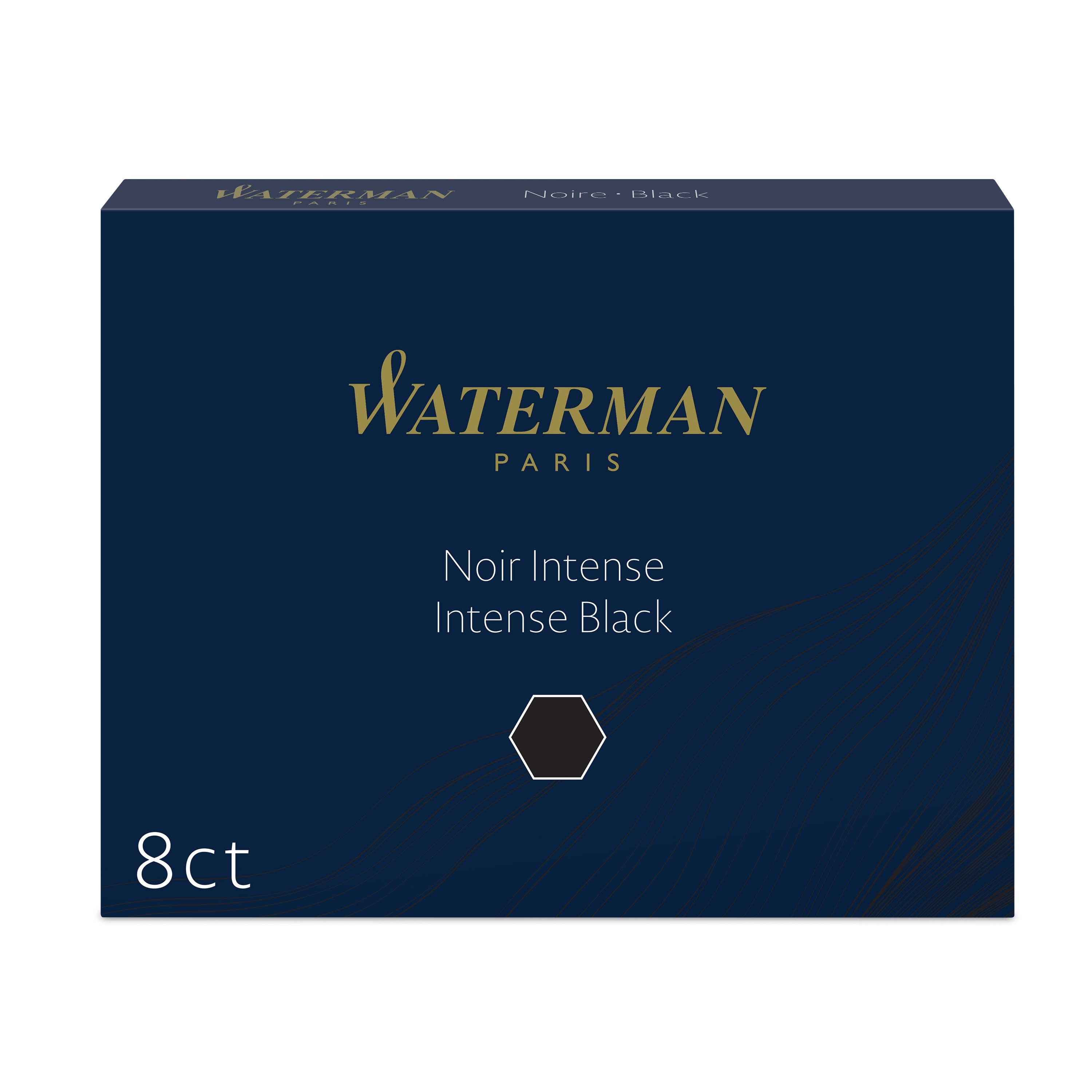 WATERMAN Cart. d'encre standard S0110850 noir 8 pcs.