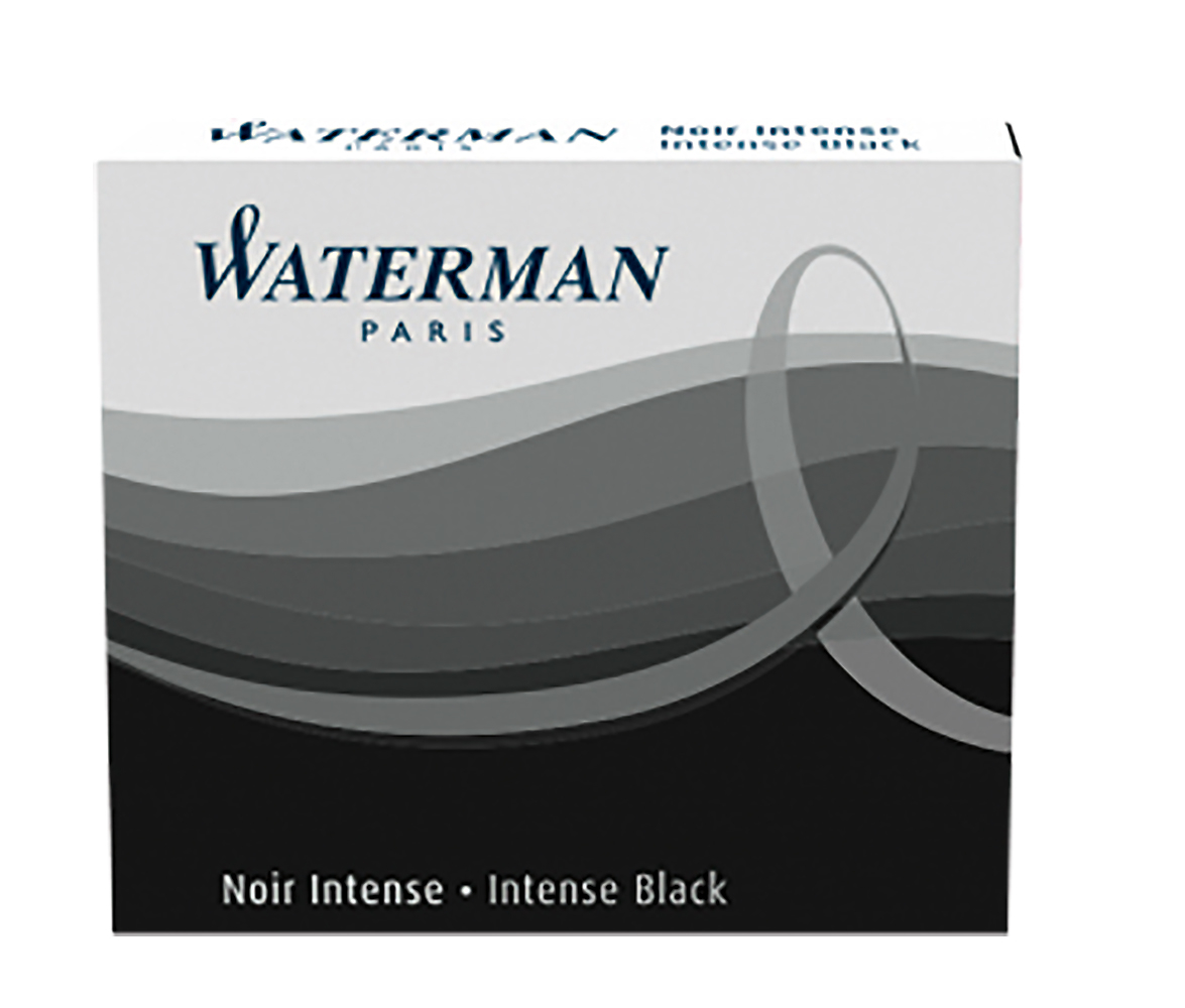 WATERMAN Cartouche d'encre S0110940 noir 6 pcs.
