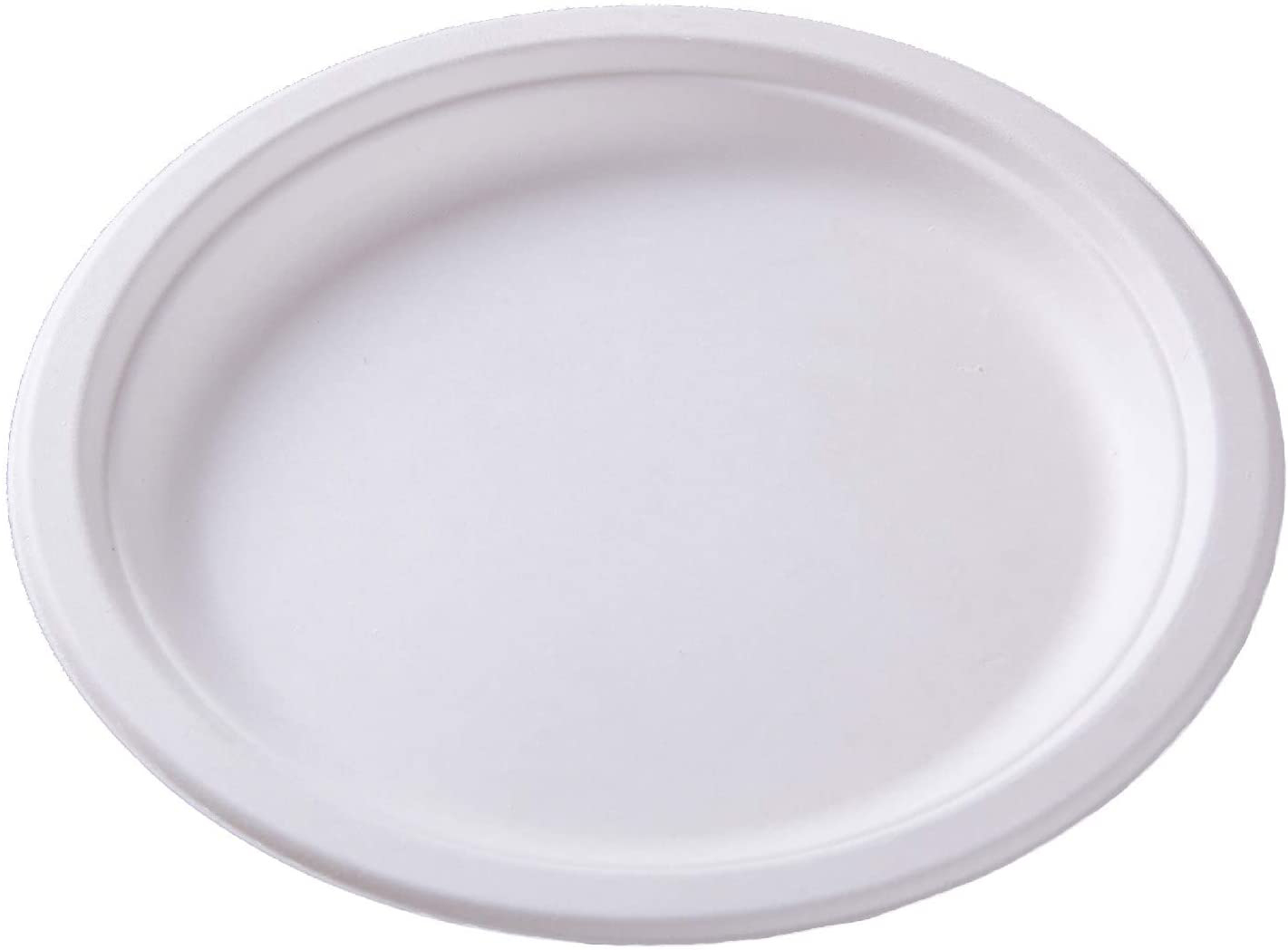 WEBSTAR Assiettes ovale 26cm 26641 blanc, bagasse 50 pcs.