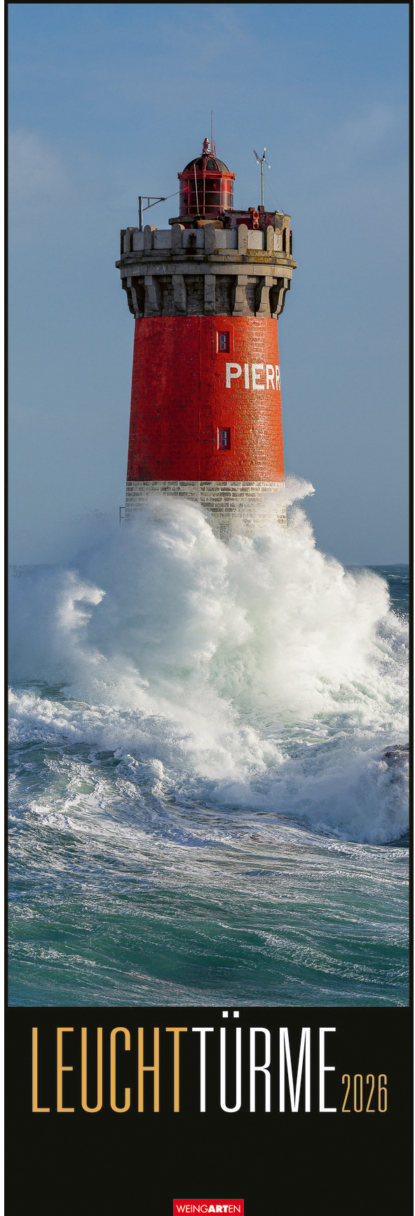 photo WEINGARTEN Calendrier 2026 2951500+26 Leuchttürme DE 34x98cm