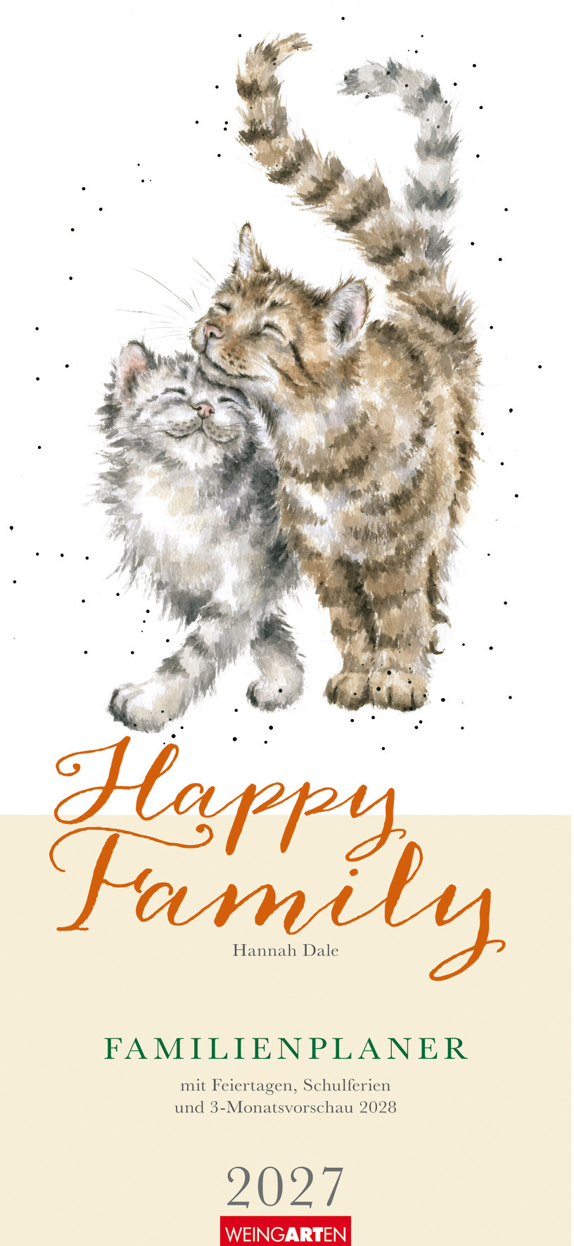 WEINGARTEN Familienplaner 2027 3312171+27 Happy Family 22x48cm