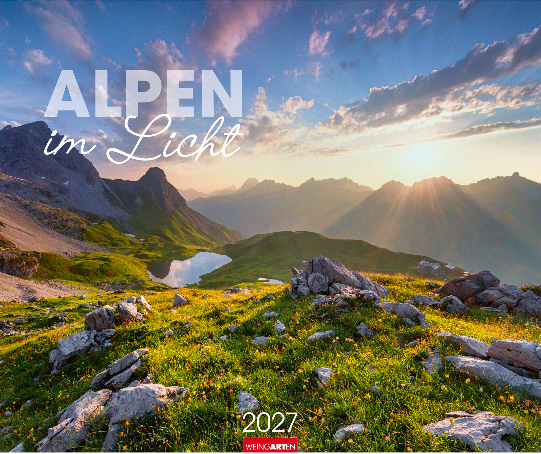 WEINGARTEN Bildkalender 2027 3312192+27 Alpen im Licht DE 55x46cm