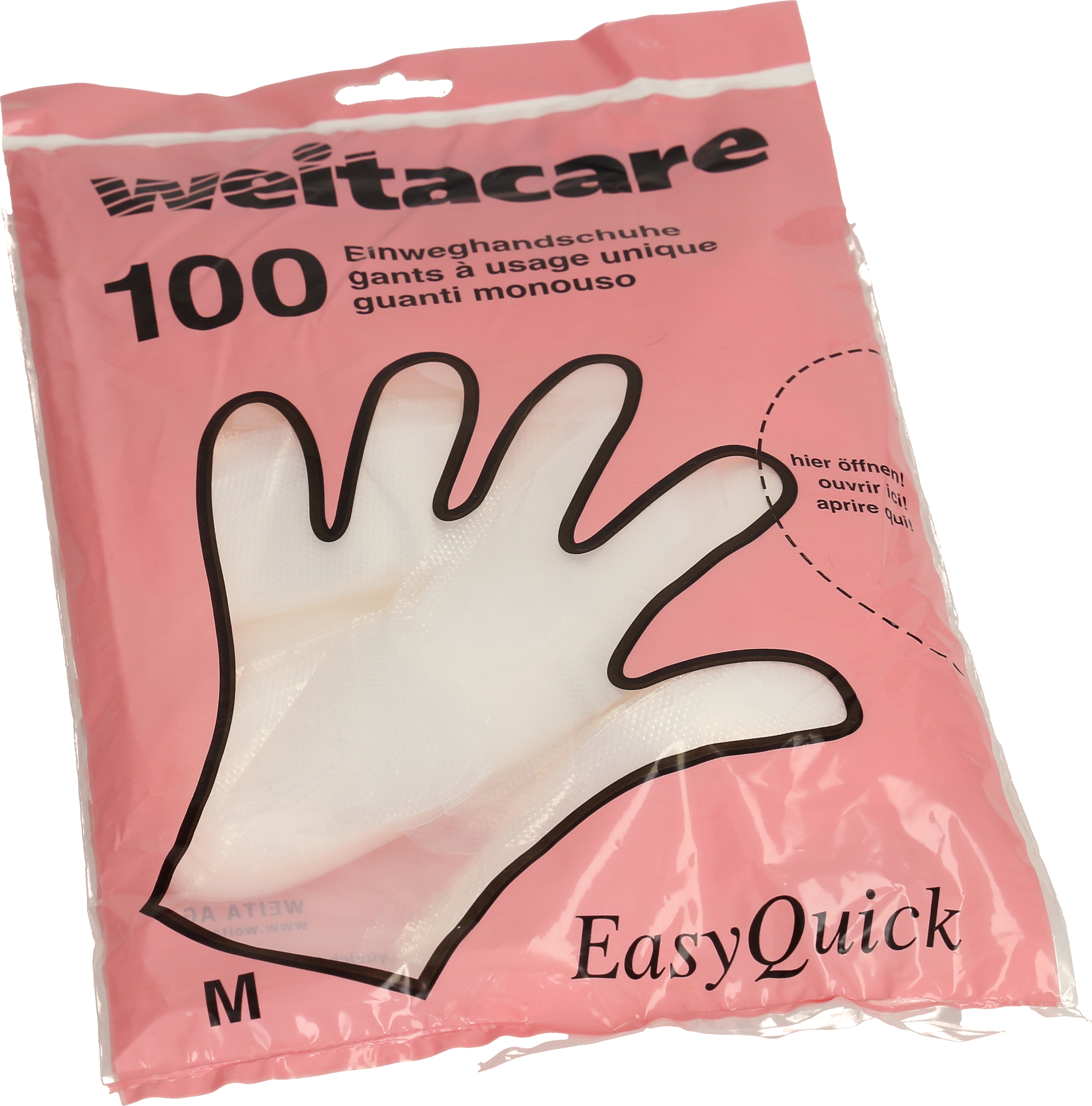 photo WEITA Gants dames Easy Quick 270491 transparent 100 pièces