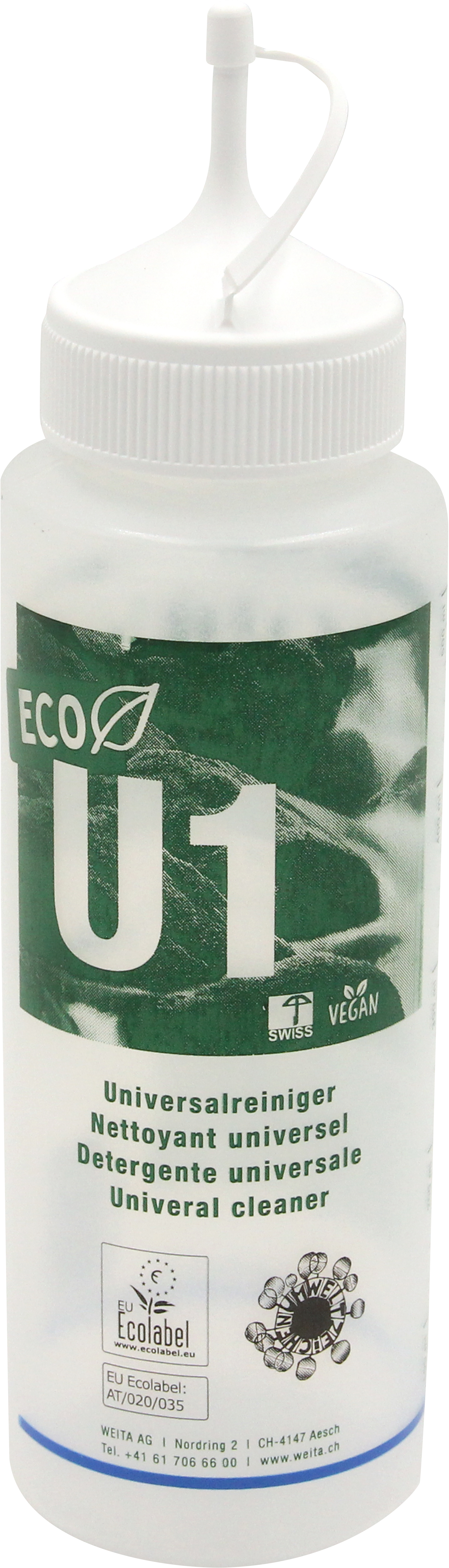 photo WEITACLEAN Nettoyant universel 500ml 75496.14399 U1 ECO, bouteille vide