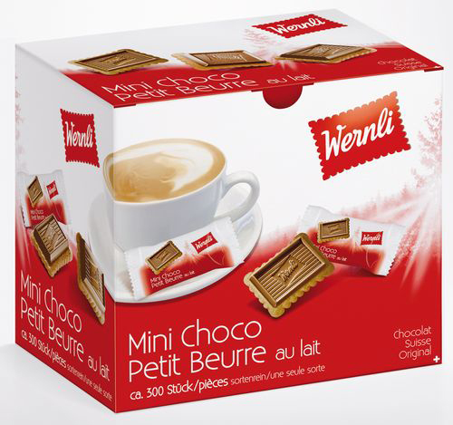 WERNLI Mini Choco Petit Beurre 343322 300 pcs. Wernli Gastro