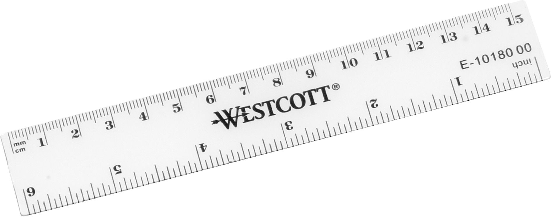 WESTCOTT Règle PP 15cm E-1018000 cm/inch scala