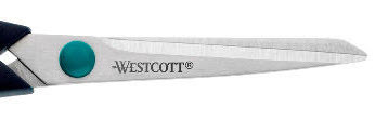 WESTCOTT Ciseaux Soft Grip 21cm E-3028200 pour gaucher