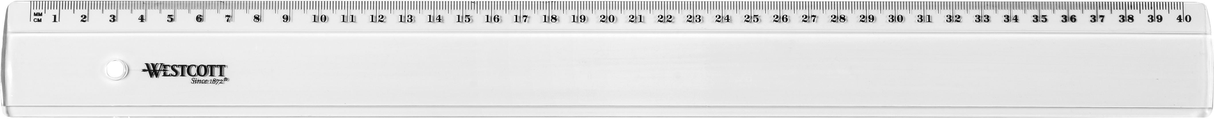 WESTCOTT Règle en plastique 40cm E10153 BP