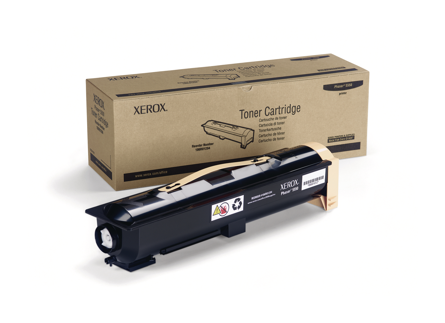photo XEROX Toner noir 106R01294 Phaser 5550 35'000 pages