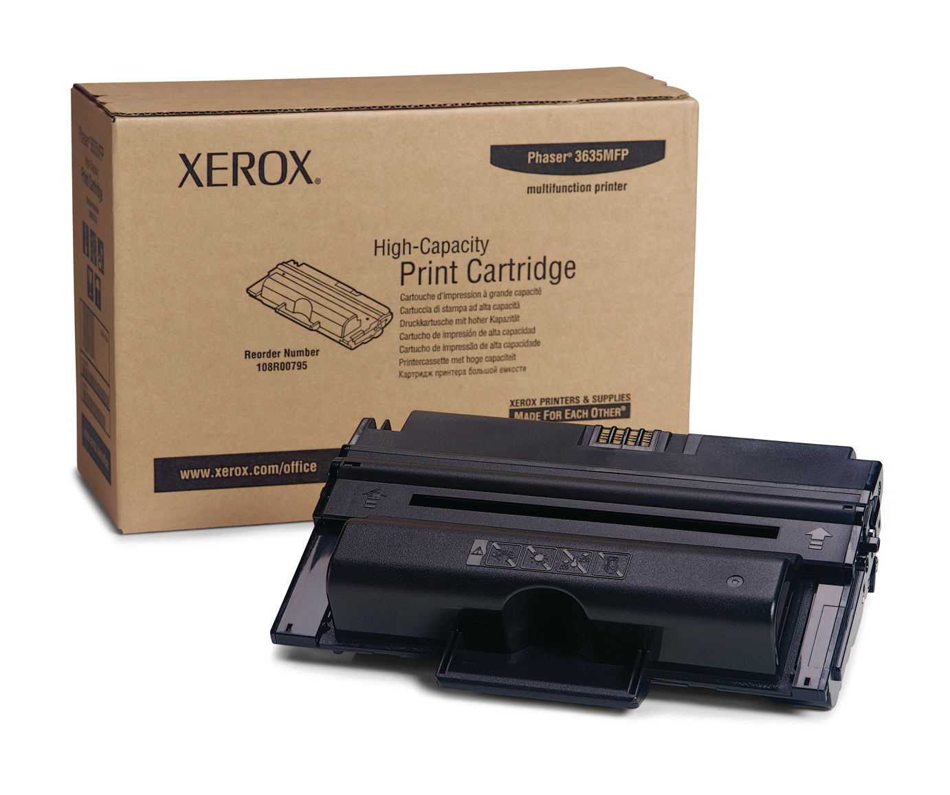 photo XEROX Cartouche toner HY noir 108R00795 Phaser 3635 10'000 pages