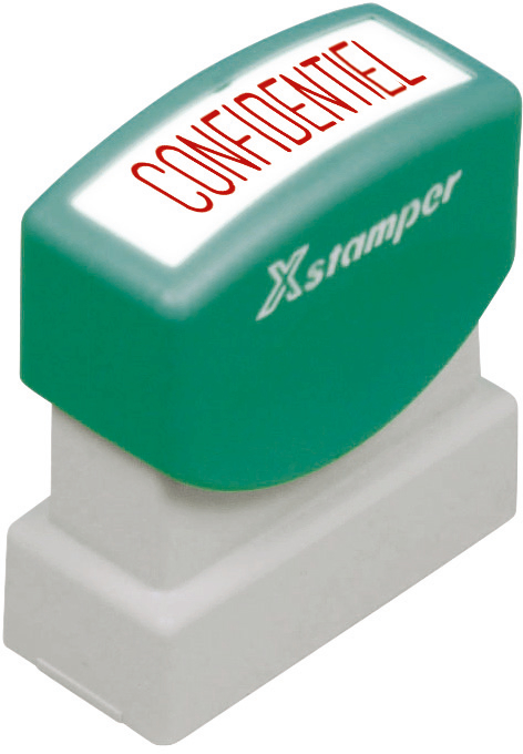 XSTAMPER Tampon Confidentiel F110-R rouge F