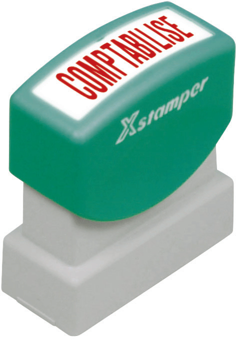 XSTAMPER Tampon Comptabilisé F129-R rouge F