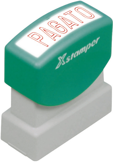 XSTAMPER Tampon Pagato I3-R rouge rouge